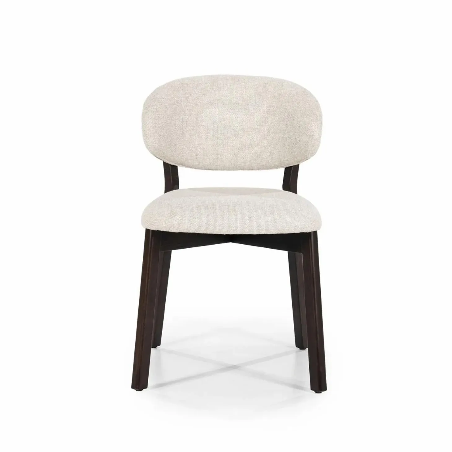 Eetkamerstoel Mikky Bruin - Beige - Loft24.nl