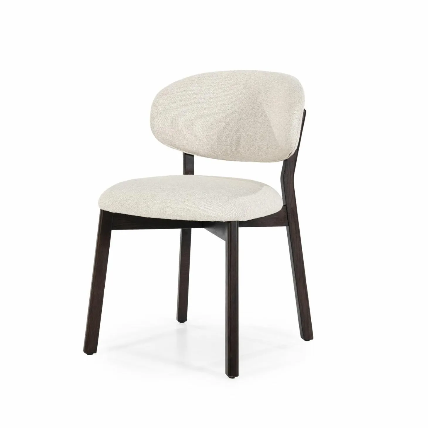 Eetkamerstoel Mikky Bruin - Beige - Loft24.nl