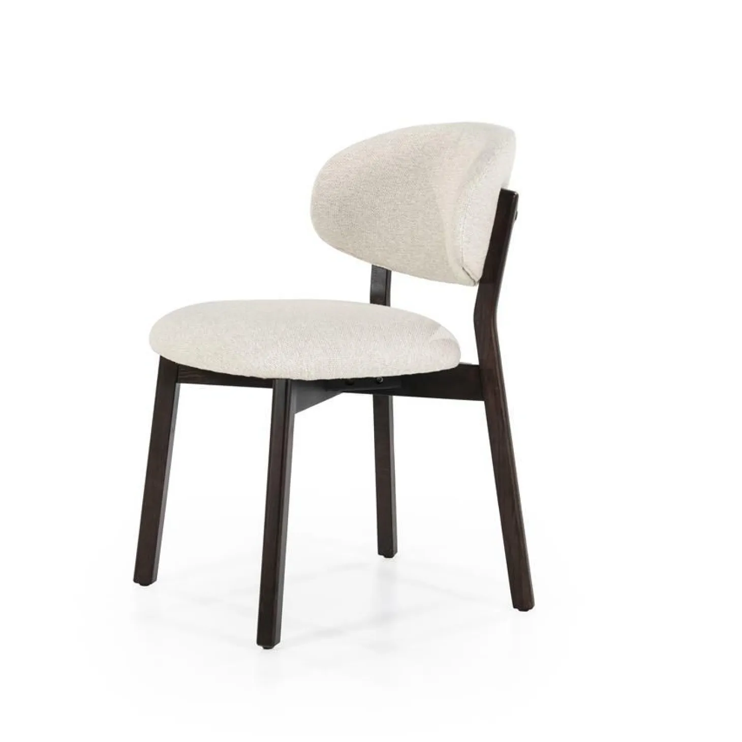 Eetkamerstoel Mikky Bruin - Beige - Loft24.nl