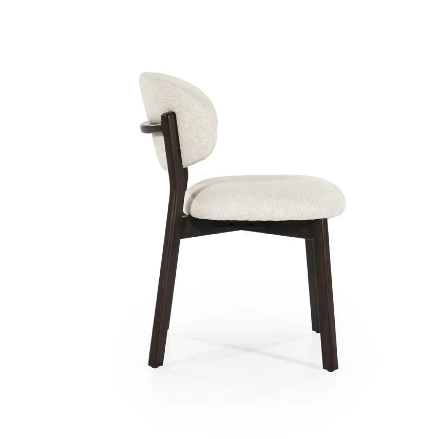 Eetkamerstoel Mikky Bruin - Beige - Loft24.nl