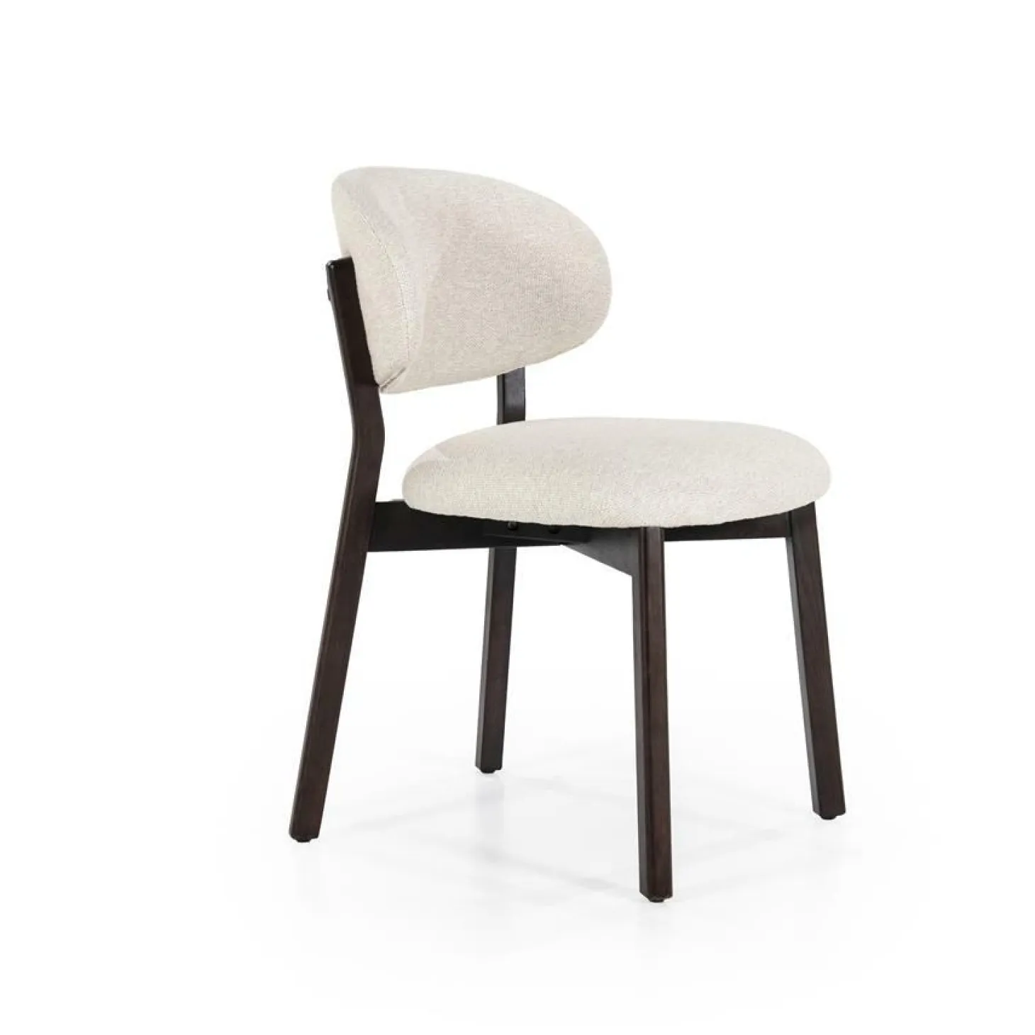 Eetkamerstoel Mikky Bruin - Beige - Loft24.nl