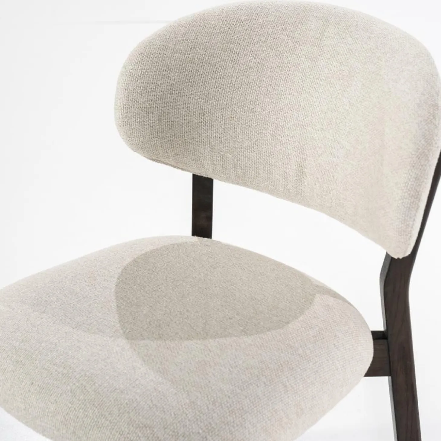 Eetkamerstoel Mikky Bruin - Beige - Loft24.nl