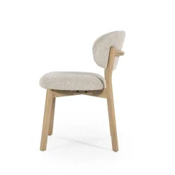 Eetkamerstoel Mikky Naturel - Taupe - Loft24.nl