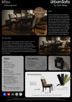 Eetkamerstoel Milou - zelf samenstellen - Loft24.nl