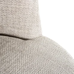 Eetkamerstoel Morton Chenille kleur Naturel - Loft24.nl