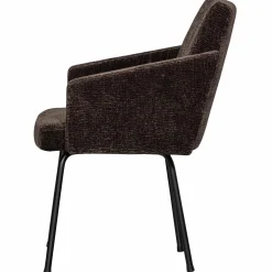 Eetkamerstoel Mount 3D Chenille Donkerbruin - Loft24.nl