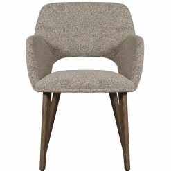 Eetkamerstoel Murat Bruin onderstel - Naturel/Bruin - Loft24.nl