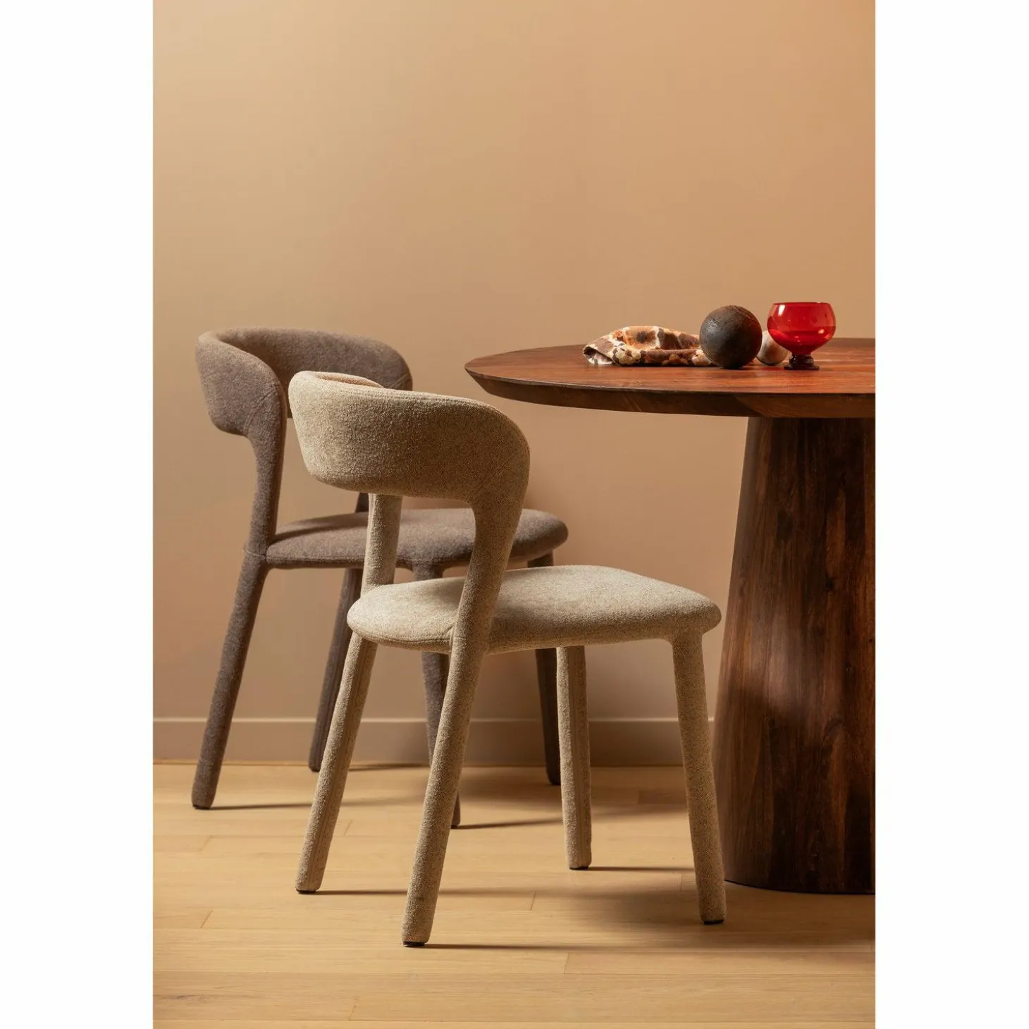 Eetkamerstoel Noble Geweven - Zand - Loft24.nl