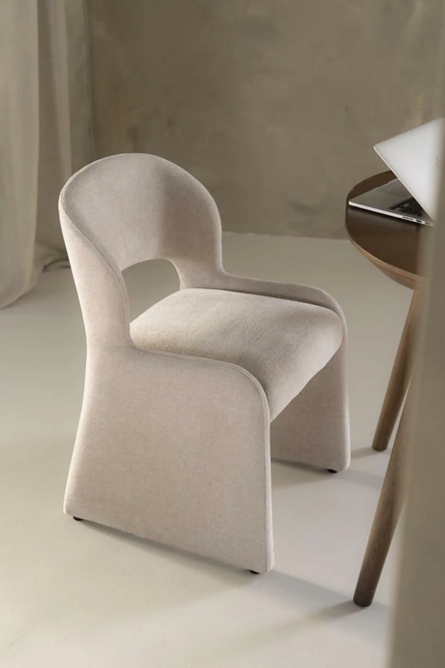 Eetkamerstoel Odette - Taupe - Loft24.nl