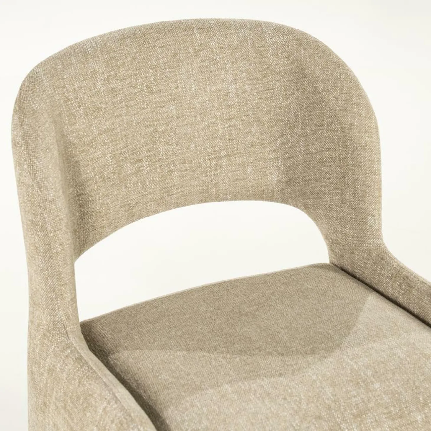 Eetkamerstoel Odette - Taupe - Loft24.nl