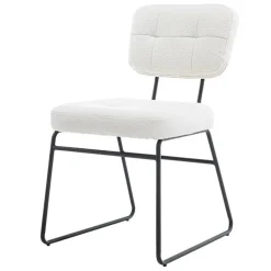 Eetkamerstoel Padola Bouclé - Naturel - Loft24.nl