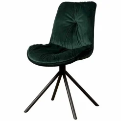 Eetkamerstoel Palma zonder armleuning - Groen - Loft24.nl