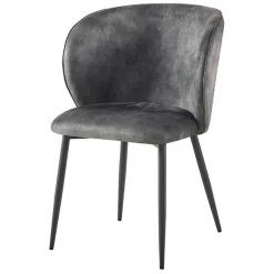 Eetkamerstoel Perano Velvet - Donkergroen - Loft24.nl