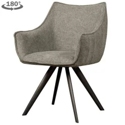 Eetkamerstoel Riviera - Middengrijs - Loft24.nl