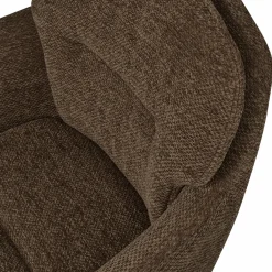 Eetkamerstoel Runa Chenille - Warm Bruin - Loft24.nl