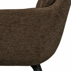 Eetkamerstoel Runa Chenille - Warm Bruin - Loft24.nl