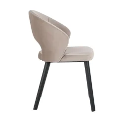 Eetkamerstoel Savoy Velvet kleur Khaki - Loft24.nl