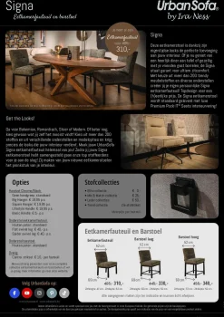 Eetkamerstoel Signa - zelf samenstellen - Loft24.nl