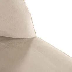 Eetkamerstoel Tabitha Velvet en stof kleur Khaki/Rose - Loft24.nl