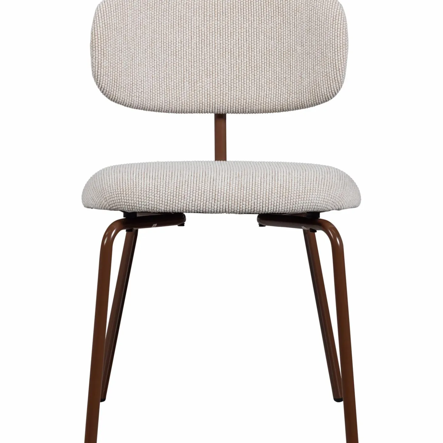 Eetkamerstoel Travis Geweven stof - Off White - Loft24.nl