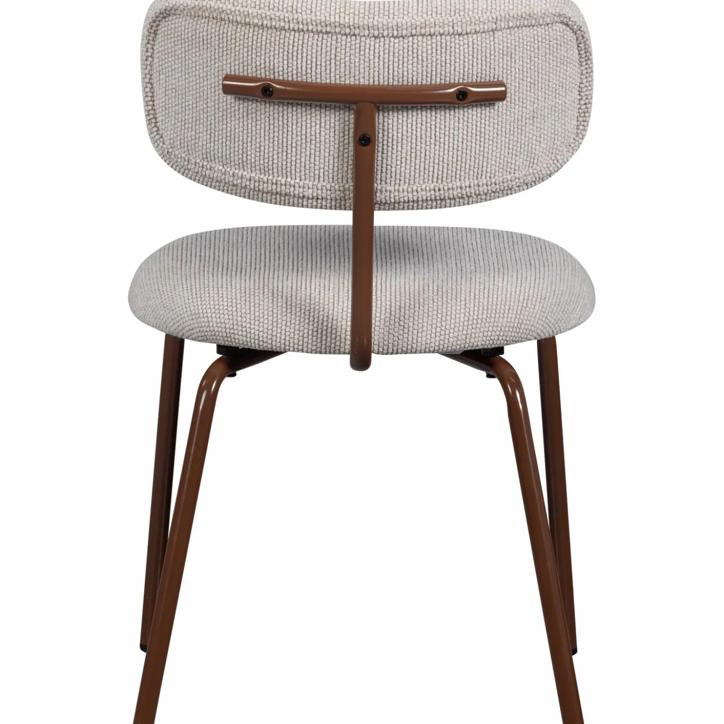 Eetkamerstoel Travis Geweven stof - Off White - Loft24.nl