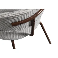 Eetkamerstoel Travis Geweven stof - Off White - Loft24.nl