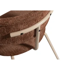 Eetkamerstoel Travis Geweven stof - Bruin - Loft24.nl