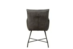 Eetkamerstoel Trofa met armleuning - Groen - Loft24.nl