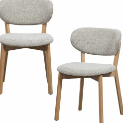 Eetkamerstoel Udarhouten onderstel - Naturel - Loft24.nl