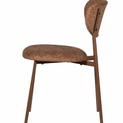 Eetkamerstoel Valor Geweven stof - Bruin - Loft24.nl