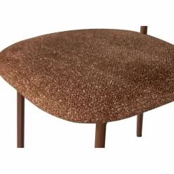 Eetkamerstoel Valor Geweven stof - Bruin - Loft24.nl