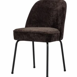 Eetkamerstoel Vogue 3D Chenille - Donkerbruin - Loft24.nl