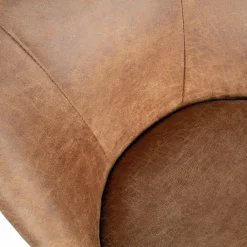 Eetkamerstoel Vogue Eco-leder - Zwart - Loft24.nl