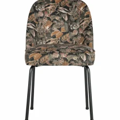 Eetkamerstoel Vogue Velvet - Bouquet Zwart - Loft24.nl