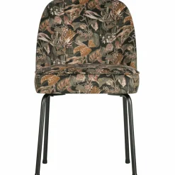 Eetkamerstoel Vogue Velvet - Bouquet Zwart - Loft24.nl