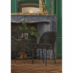 Eetkamerstoel Vogue Velvet - Dnkergroen - Loft24.nl