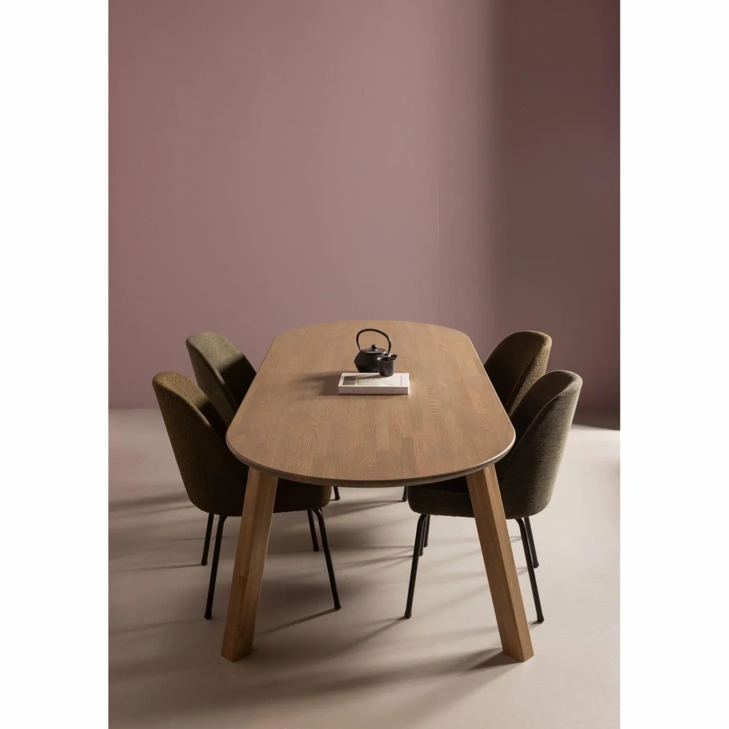 Eetkamerstoel Vogue Woven - Warm groen - Loft24.nl