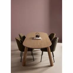 Eetkamerstoel Vogue Woven - Warm groen - Loft24.nl