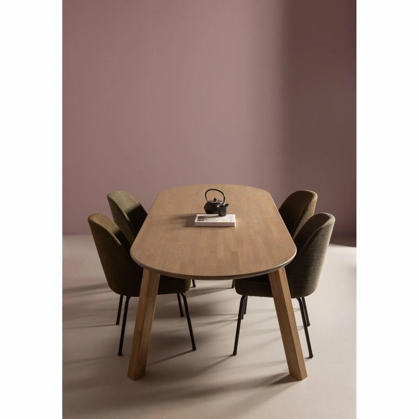 Eetkamerstoel Vogue Woven - Warm groen - Loft24.nl