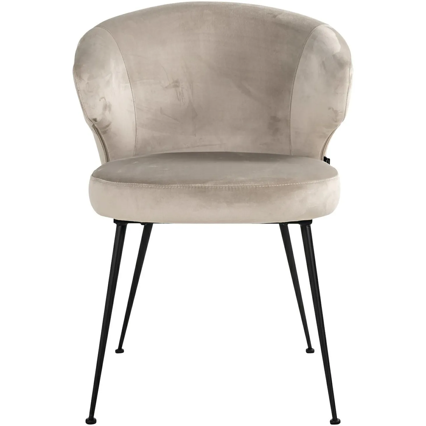 Eetkamerstoel Xandra Velvet kleur Khaki - Loft24.nl