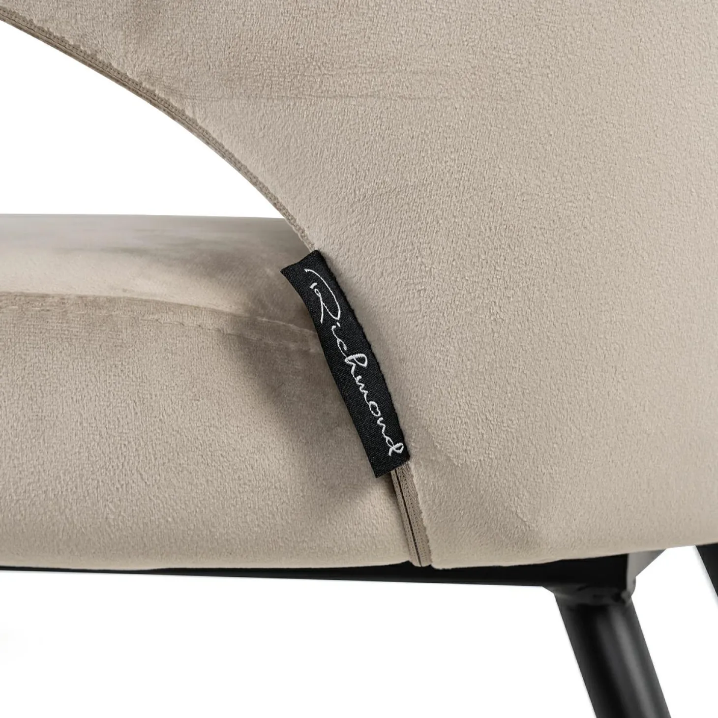 Eetkamerstoel Xandra Velvet kleur Khaki - Loft24.nl