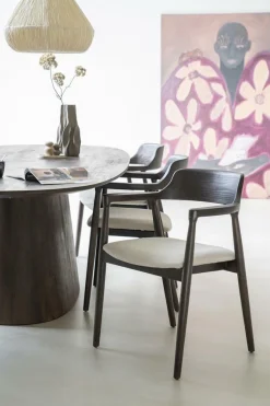 Eetkamerstoel Yorick - Bruin - Loft24.nl