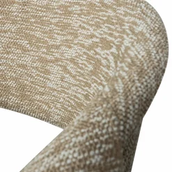 Eetkamerstoel Yossi Bruin houten onderstel- Zand - Loft24.nl