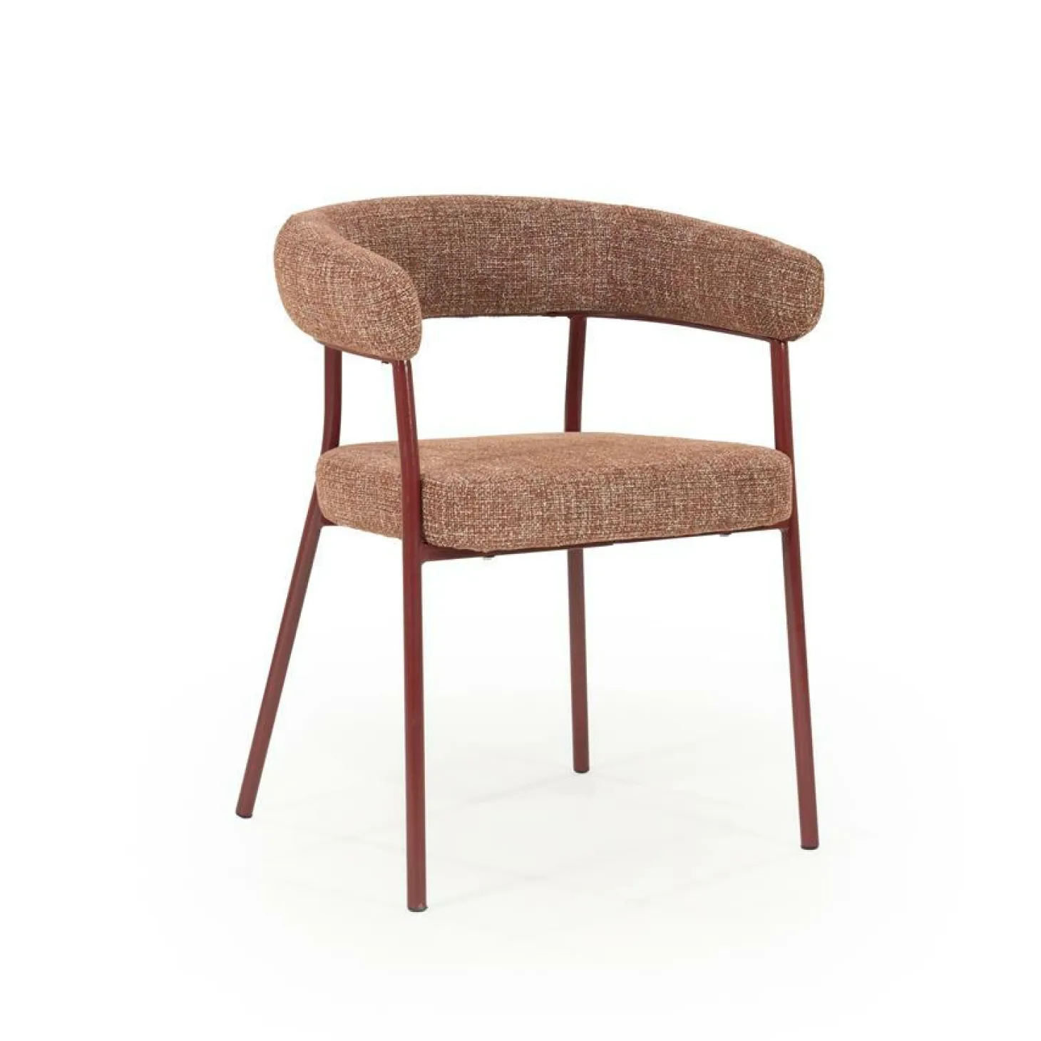 Eetkamerstoel Yovi - Burgundy - Loft24.nl