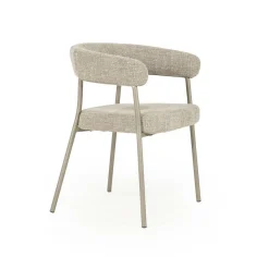 Eetkamerstoel Yovi - Taupe - Loft24.nl