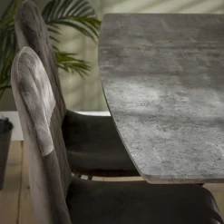 Eetkamertafel Dreams Betonlook - 160 cm - Loft24.nl