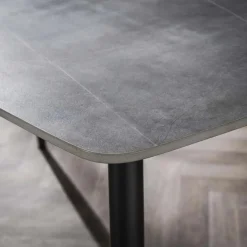 Eettafel Arek Keramiek 140cm - Grijs - Loft24.nl