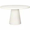 Eettafel Bloomstone Ø130 cm - Wit - Loft24.nl