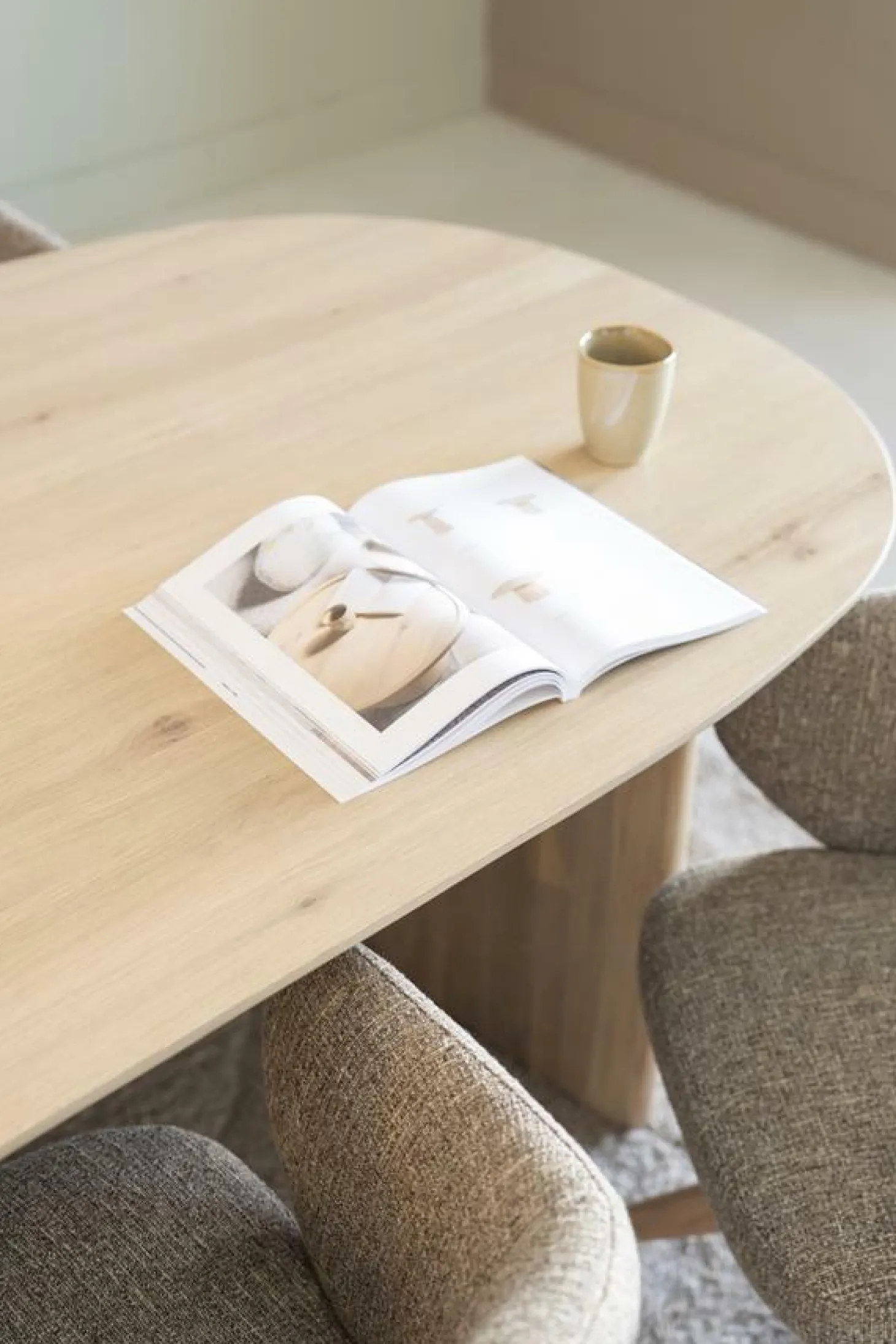 Eettafel Dex Eiken Naturel - 300 cm - Loft24.nl