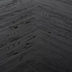 Eettafel Hayley eiken 230 x 100 cm - Zwart - Loft24.nl